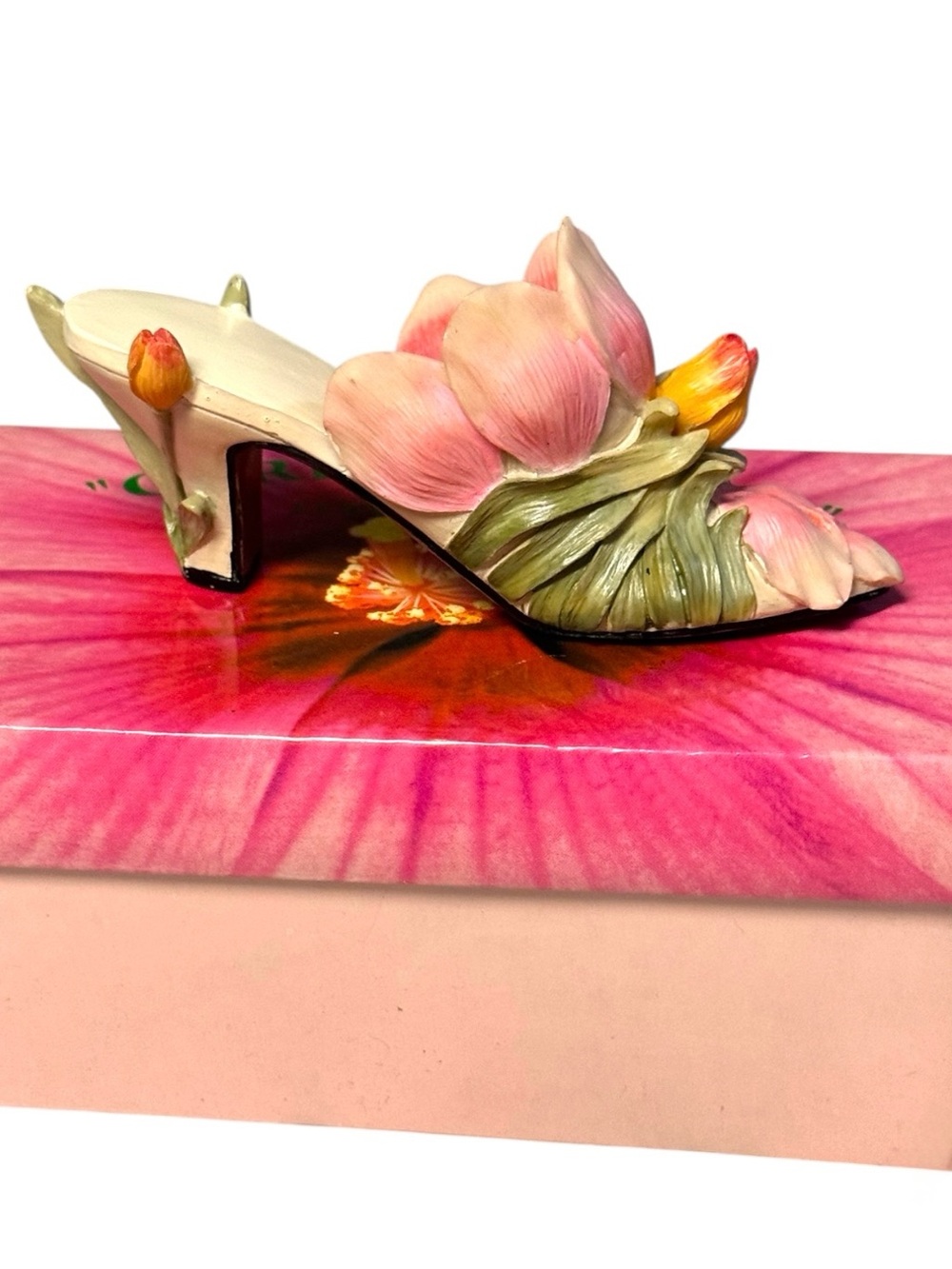 Nostalgia 2000 Garden Party Flower Shoes Tulip Garden Shoe NIB VDF101 Victorian